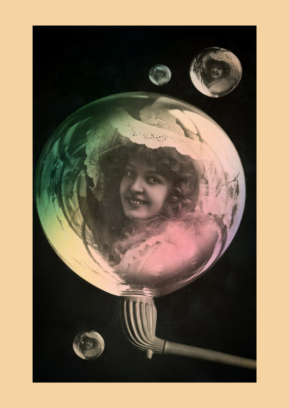 Carte postale ancienne avec Jeanne Helbling