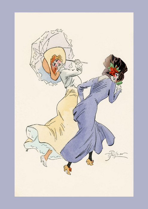 Illustrations de mode de la Belle Époque restaurées par Ernestine & Clotaire